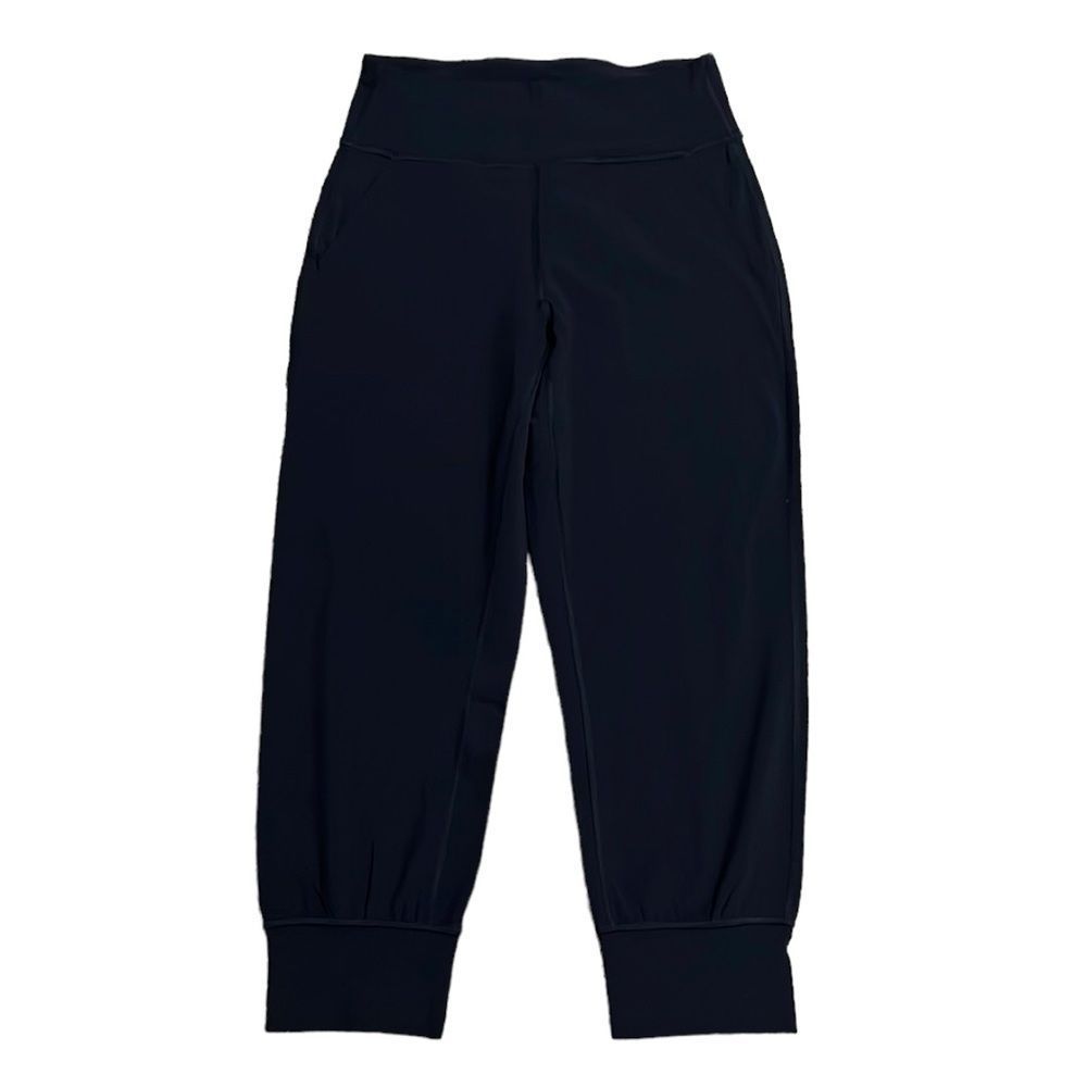 Lululemon Align Joggers Woman's 6 Black Soft Cropped Hi-Rise Basic Activewear